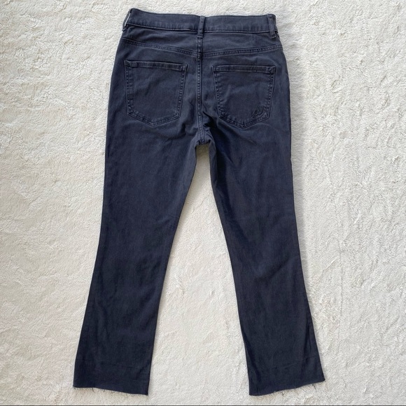 Express High Rise Bell Crop Gray Jeans size 2 - Picture 4 of 10